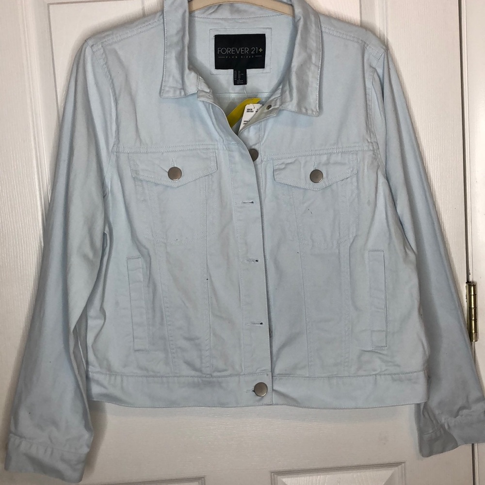 Forever21  Light blue denim jacket-0X